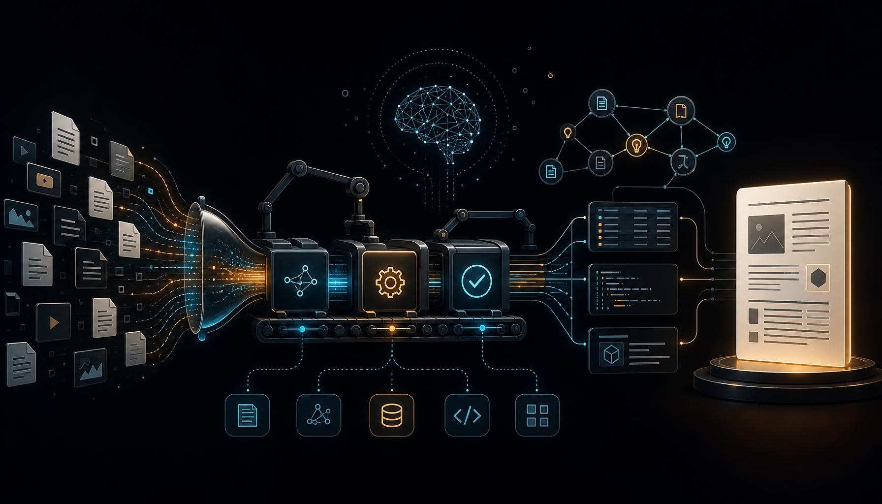 AI 可视化知识库：从信息碎片到专业文章的全自动工作流 封面图